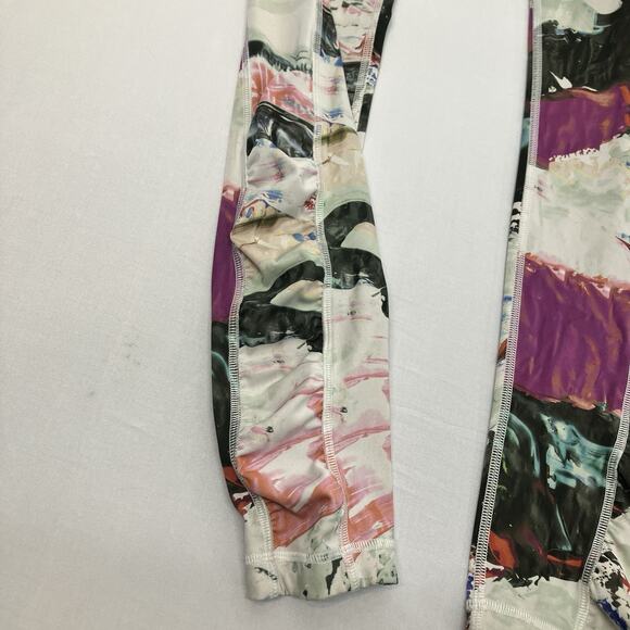 Lululemon Speed Tight III Luxtreme White Watercolor Size 4 30” Legging - Picture 10 of 16